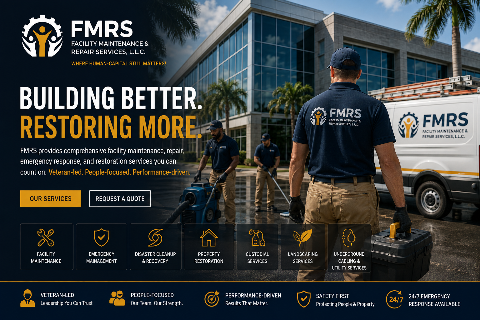 FMRS facility maintenance and restoration team
